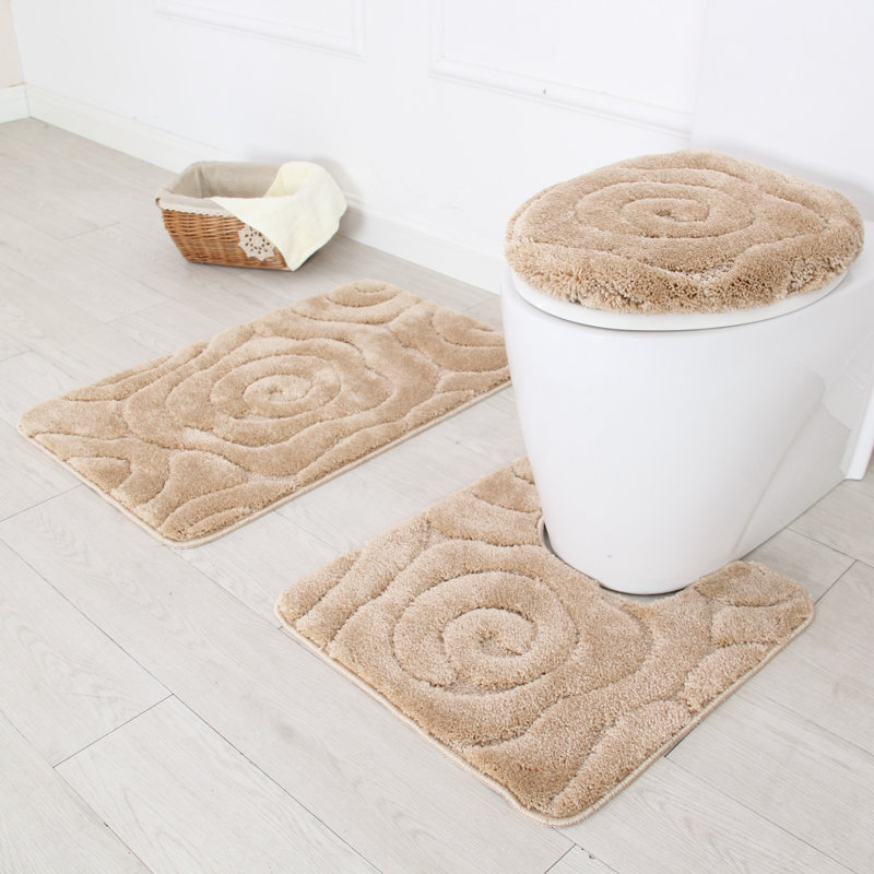 House of Hampton® Hardee 3 Piece Bath Rug Set & Reviews Wayfair